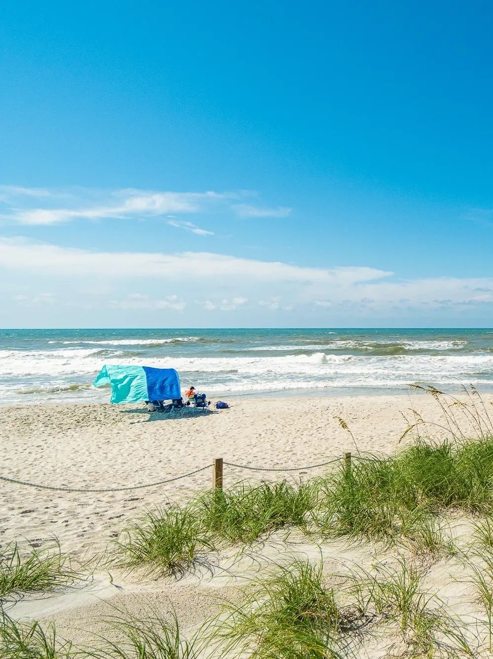 Beach aerial view